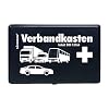 Söhngen Auto verbanddoos (met vulling, zwart, koffer van ABS kunststof) 260x160x80 mm, 3004002