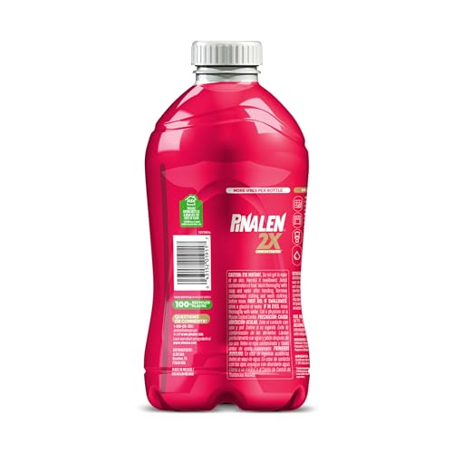 PINALEN 2X MAX AROMAS CONCENTRATED MULTIPURPOSE CLEANER – FLORAL DELIGHT SCENT – 56 FL OZ – ALL PURPOSE CLEANER FOR KITCHEN, BATHROOM, FLOORS & OUTDOORS