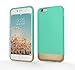 iPhone 6 Case, Flexion [Euphoria Series] Ultimate Protection Scratch Proof Soft Interior Vibrant Hard iPhone 6 Case / iPhone 6S Case (4.7) (Aqua Blue/Gold)