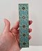 TALISMAN4U Jewish Mezuzah Case with Scroll Blue Floral Ornament Israel Judaica Wood Door Mezuza 5 Inch