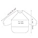 Cute Cartoon Unisex Infant Toddler Baby Waterproof Sleeved Bib, Baby Toddler Smock (6 Months-3 Years) (blue)