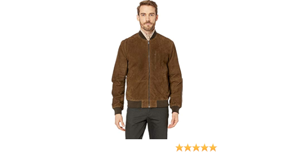 lucky brand nubuck bomber jacket