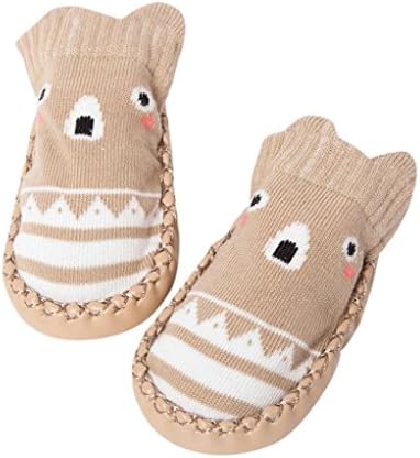 Falaiduo Newborn Toddler Baby Girls Boys Anti-Slip Socks Slipper Boots for 0-4 Years