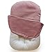 Snuggle Me Organic | Baby Lounger & Infant Floor Seat | Newborn Essentials | Organic Linen, Fiberfill | Rosewood