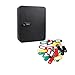 Steel Key Cabinet Security Box Wall Mount with Combination Lock and Radom Color Key Tags-Holds 24 Keys