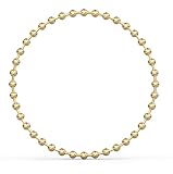 Benevolence LA Rings for Women: Stainless Steel Stacking Ring SOFT 14k Gold Ball chain PAIR of Rings for Women Girls Dainty (Size 6)