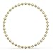 Benevolence LA Rings for Women: Stainless Steel Stacking Ring Soft 14k Gold Ball Chain Pair of Rings for Women Girls Dainty (Size 7)