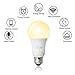 Smart LED Light Bulb, TIKLOK WiFi Dimmable Soft White A19 E26 Bulb, Work with Alexa and Google Home, 2700K 60W Equivalent, Easy Setup Control, No Hub Required (4 Pack)