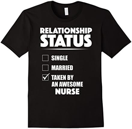 Men's FireflyTee: Relationship With An Awesome Nurse T-Shirt Medium Black
