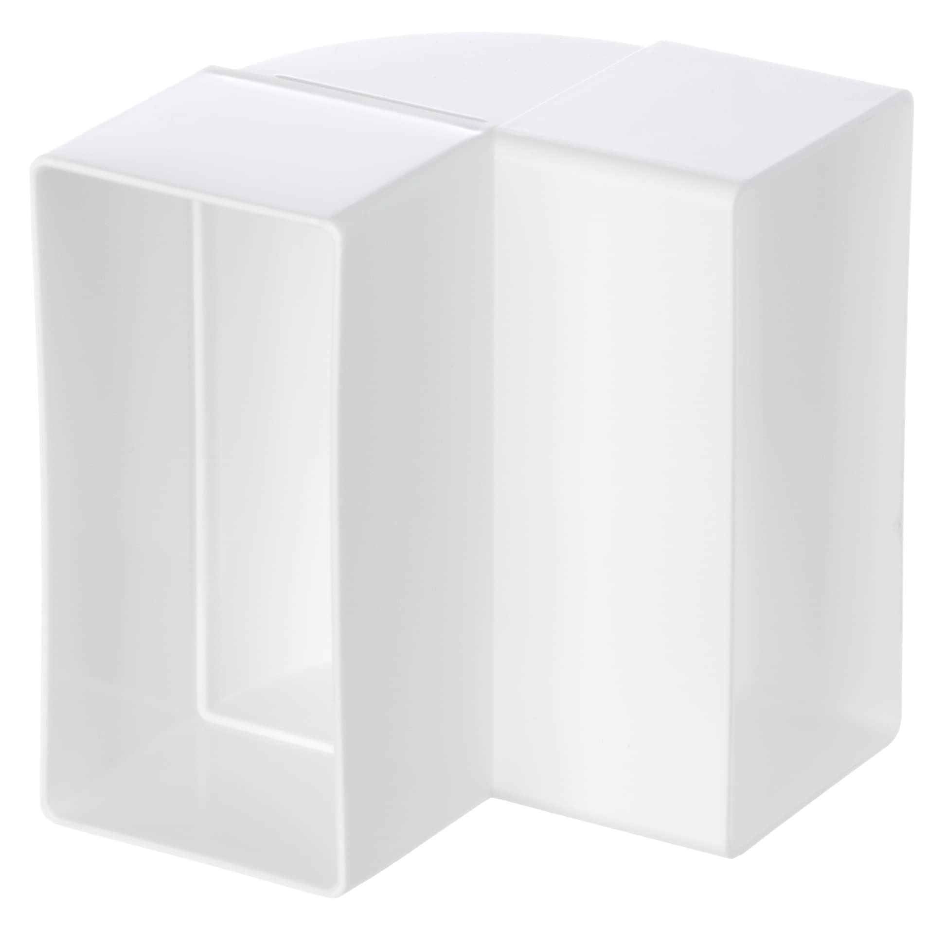 110x55mm 90° Vertical Elbow Bend - Rectangular Plastic Ducting Adaptor