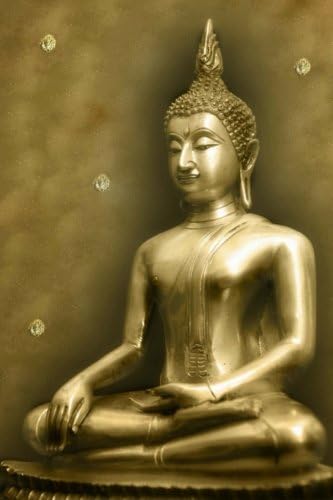 Golden Buddha Journal: 160 Page Lined Journal/Notebook