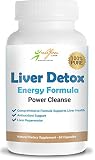 Liver Cleanse Detox Energy Formula - Vitamin C, Vitamin B6, Folic Acid Plus Vitamin B12 and a Proprietary Blend of N-Acetyl-L-Cysteine, Choline, Bitrate, Inositol, and TMG - 30 Day Supply