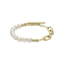 Fossil Women's Heritage Pearl D-Link Stainless