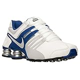 Nike men's Shox Current Running Shoes athletic sneakes WH /BL/ BLUE