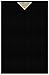 15 Black Linen 80# Cover Paper Sheets - 11