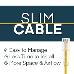 ClearFit Slim 20 Pack - 20ft Cat6 28AWG Ethernet
