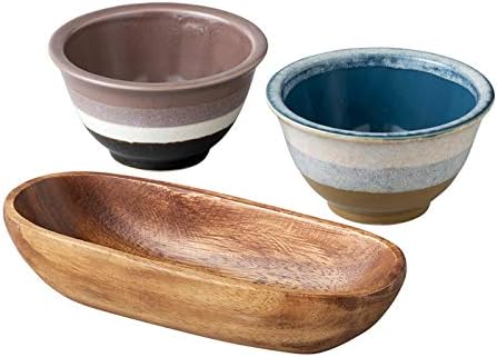 Amazon Co Jp ペアのボウルとトレーのギフトセット Glaze Works 結婚式 引出物 結婚祝い 内祝い プレゼント ギフト 新居祝い ホーム キッチン
