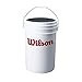 Wilson Sporting Goods Ball Bucket with Lid, White