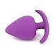 Anal Trainer Sex Toys Butt Plugs, Eastern Delights Elite Heavy Silicone 4 oz Adult Toys Purple