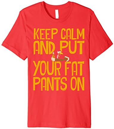 Kids Thanksgiving Apparel - Fat Pants 12 Red