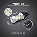 SiriusLED Extremely Bright 2835 Chipset Projection 1400 Lumen LED Back up Brake Tail Turn Signal Light Bulb Pure White Size 7440 7440A Pack of 2