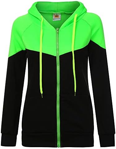 Canifon Long Sleeve Fleece Warm Stripe Zip Fuzzy PulloverHoodie Tops Sweatshirt Coat Women