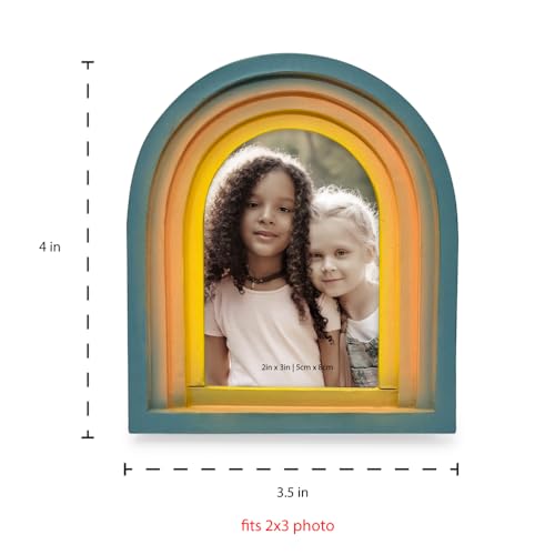 Isaac Jacobs 2x3 Vertical Rainbow Arc Resin Picture