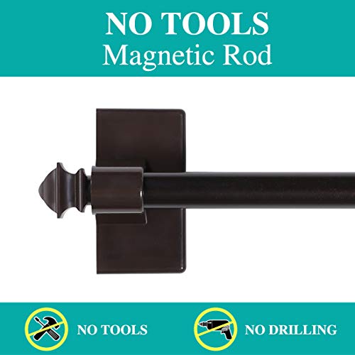 Curtain Rod MultiUse Adjustable Cafe Sidelight Rods