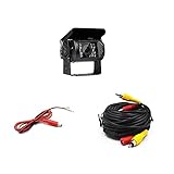Camecho Truck Backup Camera Heavy Duty 18 LED IR