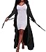 ENLACHIC Women Long Sleeve Chiffon Lightweight Maxi Sheer Duster Cardigans