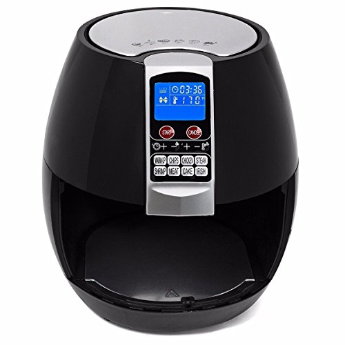 Click Here to See More Images 9TRADING 3.7QT. 1500W Electric Air Fryer cooker, 8 Cooking Menu Digital Setting, Free Tax, Delivered within 10 days