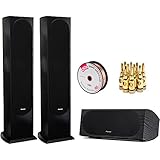 PIONEER 2-Pack Andrew Jones Designed Floorstanding Loudspeaker Audio Bundle