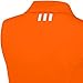 adidas Golf Women's Puremotion Solid Sleeveless Polo Shirt, Bright Orange, Small