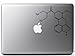 LSD Chemical Structure - Laptop Decal - Black 5