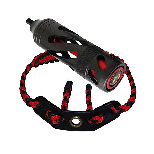 TOPARCHERY Compound Bow Aluminum Stabilizer with Wrist Bow Sling