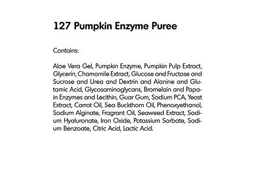 RAYA Pumpkin Enzyme Facial Puree (127) | Gentle and Exfoliating Treatment for All Skin | Reduces Fine Lines and Minimizes Pore Size