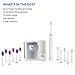 Sterline Sonic Electric Rechargeable Toothbrush with UV Sanitizer and 12 Replacement Heads, 4 Brushing Modes, Elite Toothbrush with Smart Clean Technology, White