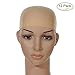 G-zebra 12 Pack Nylon Wig Caps Skin Color Stretchy Close End Stocking Wig Caps for Women and Men