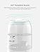 iTvanila Humidifiers, One Touch Cool Mist Humidifier for Bedroom and Babies (BPA Free), 2nd Gen Waterless Auto Off Protection, 2.7L/0.7Gal Slim Design, 12-28 Hours, 2 Years Warranty