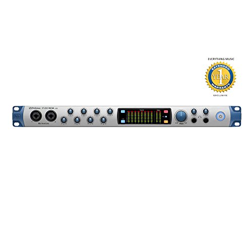 PreSonus Studio 1824 18-in/18-out USB Audio Interface with Microfiber and Free EverythingMusic 1 Year Extended Warranty