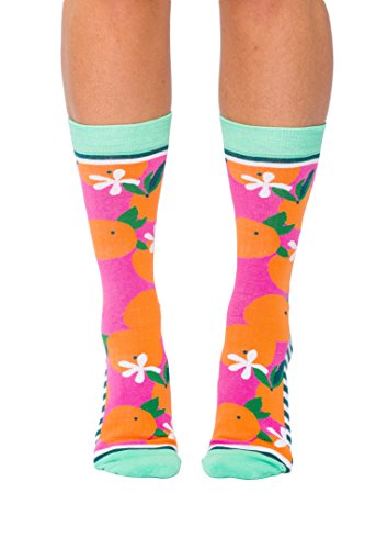 Woven Pear Women's Socks Orange You Glad, One Size - Thumbnail 4