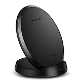 Nekteck iPhone X Wireless Charger,Fast Wireless Charger Stand for Samsung Galaxy S9/ S9 Plus/ S8 /S8 Plus /S7 /S7 S6 Edge,Note 8/5, Standard Charger for iPhone X/ 8/8 Plus(NOT Included AC Adapter)