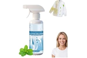 10 Fl Oz Clothing Emulsifier, Professional Non Ionic Emulsifier Clothing Cleaner, Powerful Laundry Stain Remover Spray, Fabri