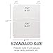 Samsill 4x6 Photo Pages for 3-Ring Binder 4x6, 25 Pack, Holds 100 Pictures, Each 2-Pocket Photo Pages Hold Four 4 x 6 Pictures, 4x6 Photo Pockets, 4x6 Photo Sheet Protector