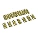 HOODDEAL 30pcs Mini Cabinet Drawer Butt Hinges Multifuction Accessories,18 x15 mm