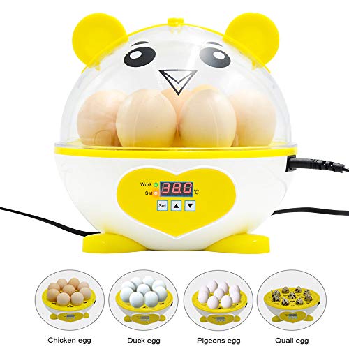 ConPush 9 Eier Mini Eierbrutkasten Brutmaschine Vollautomatisch Hühner Eier Brutgerät Brutapparat Eier Inkubator für… – Bild 3