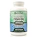 Omega 3 Fish Oil Supplement Pills, 1200mg Omega-3 Fatty Acids, 600mg EPA, 400mg DHA - 120 Softgel Capsules