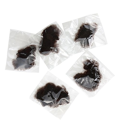 Bignc 40pcs Reusable Invisible Hair Nets Elastic Edge Mesh for Women Bun, 20 Inches 50cm, Brown