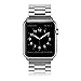 VIPPLUS Compatible for Apple Watch Band 42mm/44mm Stainless Steel Strap Bracelets Wristband with Durable Folding Metal Clasp for Apple Watch Series 4/3/2/1 Silver