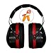 Safety Ear Muff Ear Protection,Adjustable Folding Ear Defenders Maximum Noise Cancelling Headphones with Ultra Soft Foam Earplugs for Gardening,Working, Hunting, Shooting or Construction36 dB SNR